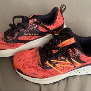 New Balance Kids' Coral and Black Sneakers